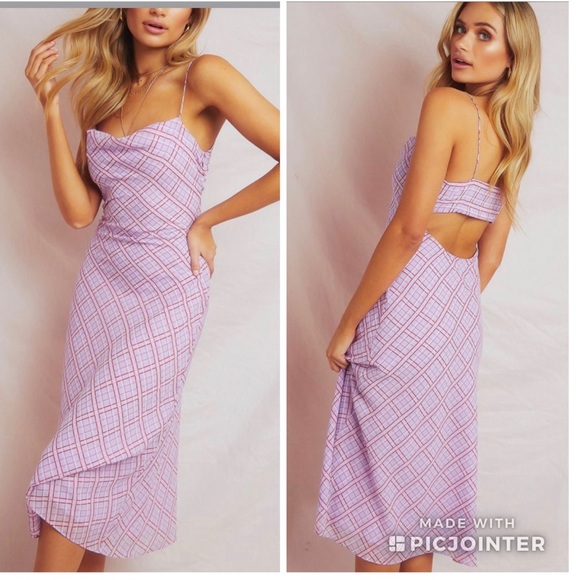 Finders Keepers Dresses & Skirts - ❌SOLD❌Finders Keepers Nostalgia Dress Lilac Check